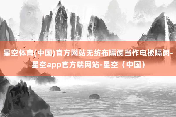 星空体育(中国)官方网站无纺布隔阂当作电板隔阂-星空app官方端网站-星空（中国）